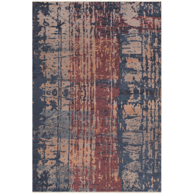 Wool Abstract Indoor Rug