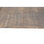Tapis brun / beige en cuir de vache fait à la main 5 pi 7 po x 7 pi 11 po