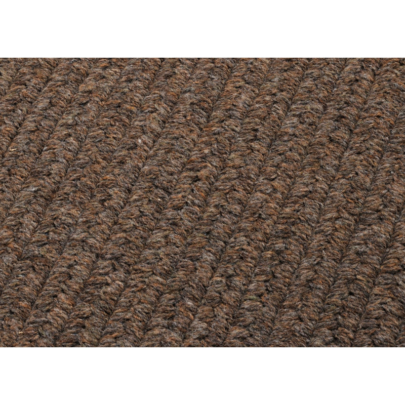 Tapis brun Mcclary Wooll, Rectangle 4 pi x 6 pi