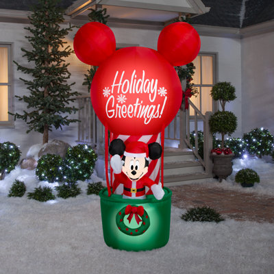 Lumière de Noël soufflée à l'air avec ELT-montgolfière-scène LG-Disney