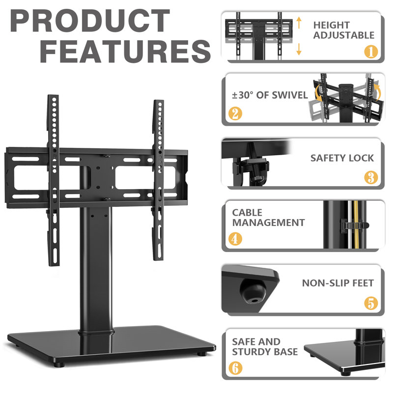 Universal Swivel TV Stand for 32 to 65 inch