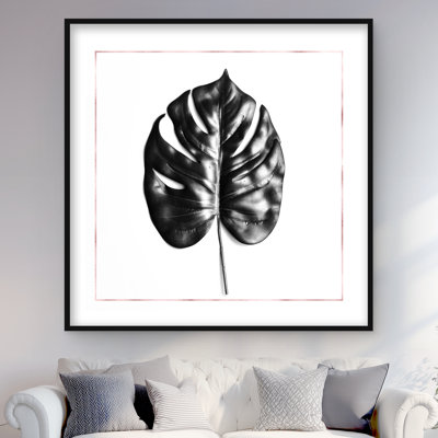 Imprimé Philodendron à feuille fendue | Décoration de chambre scandinave