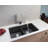Diamond SILGRANIT 32" 50/50 Double Bowl Undermount Kitchen Sink with Low Divide-17599243