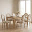 Chaises de salle à manger en bois massif à hauteur de siège H 20,25 po Fornear-841048577