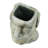 Modern Planter, Easter Island Cement Planter