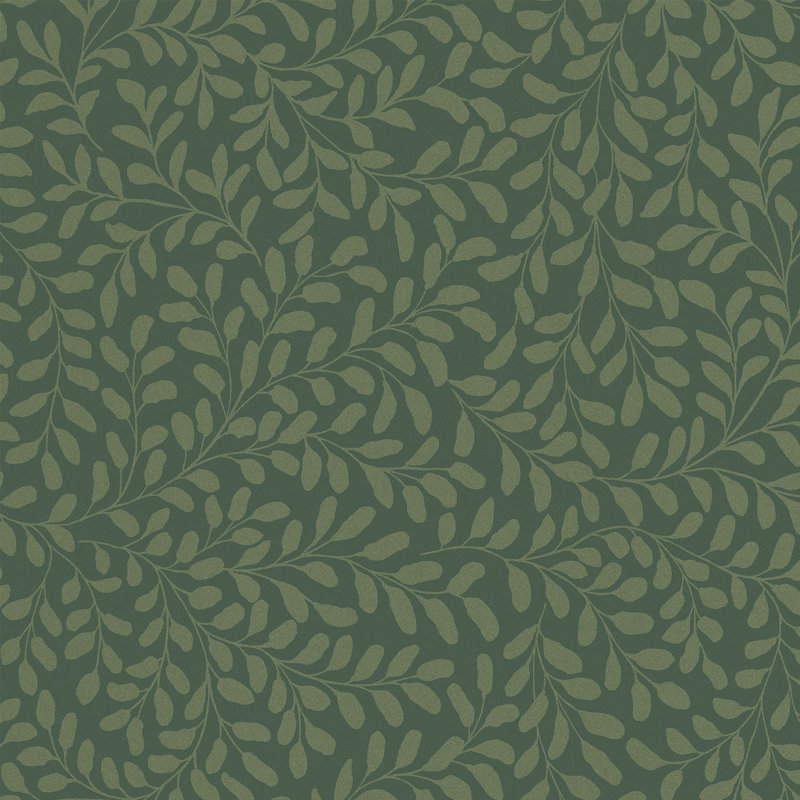 Graham & Brown Gilded Leaf Olive Wallpaper