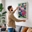 Water Lilies in Bloom Botanical - Wrapped Canvas-1047293343-1047293319