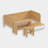 Twin Size Multi-functional Wooden Daybed with Storage Shelves and Lockers and Study Desk Set, including Matching Stool-327042788