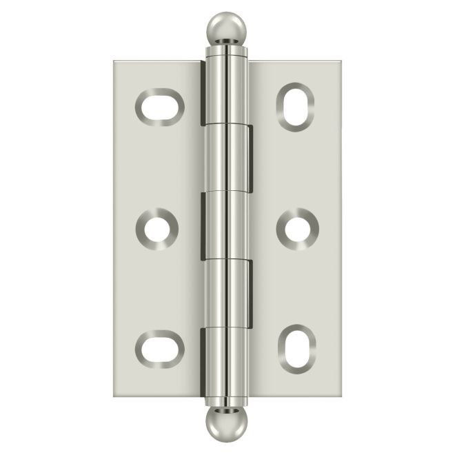 2.5'' x 1.75'' Butt Bearing Hinge, Polished Nickel
