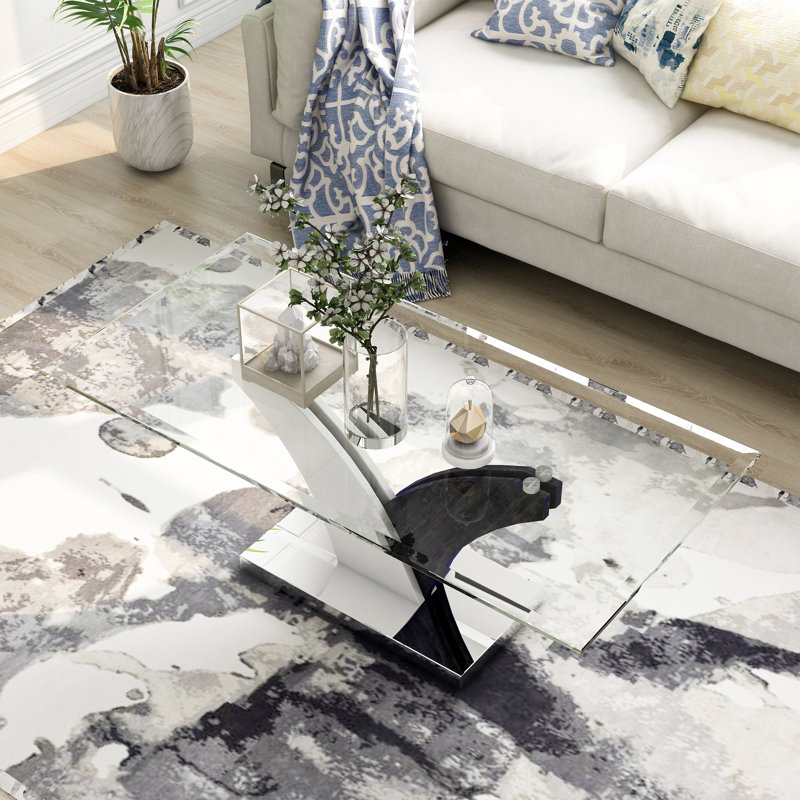 Glass Top Coffee Table