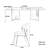 Tareka 6 - Person Double Pedestal Dining Set-964411585