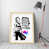 White Framed