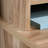 Organizer Hutch With Bookcase, Brown Finish