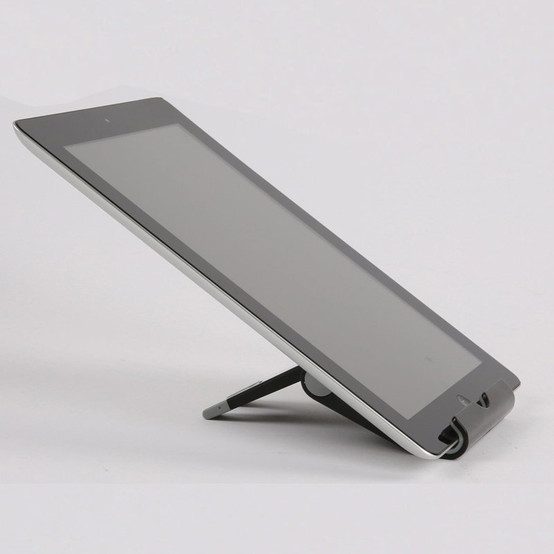 Support universel pour tablette et téléphone intelligent M&T Affiche - support de bureau multi-angle réglable noir, support pliable portable pour tablettes de 4 à 11 pouces, iPad, lecteur électronique, téléphones portables, plastique ABS antidérapant