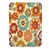 Jaune clair / rouge / bleu floral sélectionné