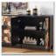 Armoire de rangement avec motif en nid d'abeille, armoire d'appoint moderne avec portes pour buffet de vestibule