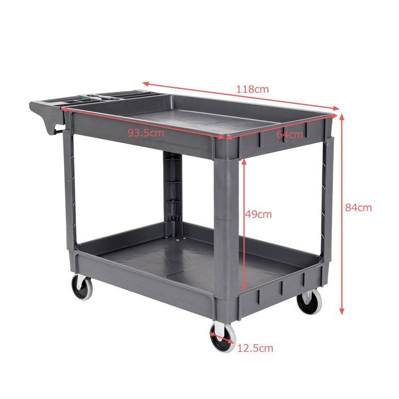 84cm H x 118cm W Utility Cart with Wheels