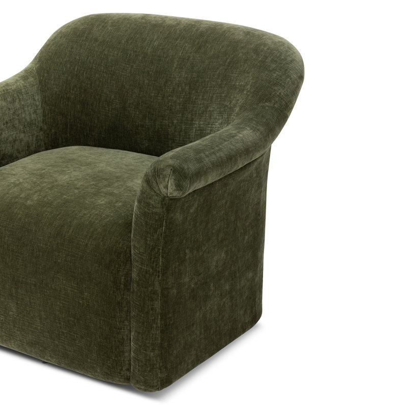 Bella Swivel Chair, Putty, Moss