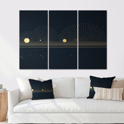 «Sheffield - Minimalisme», ensemble de reproductions d'art mural
