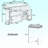 Solid Wood Top Kitchen Island Set-97851640