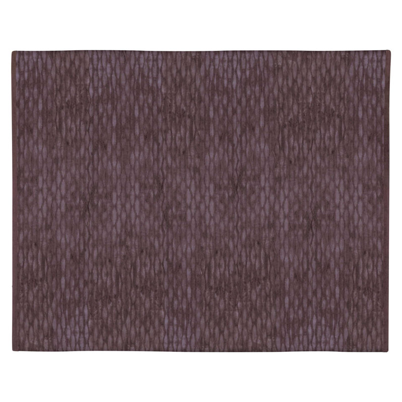 Tempo Geometric Area Rug in Purple, Rectangle 2' x 3'