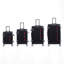 Valise légère 4 pièces verticale 20/24/28/32 avec capacité extensible, roulettes pivotantes à 360 degrés, compartiments extérieurs, poche intérieure de couvercle, accessoire latéral réglable