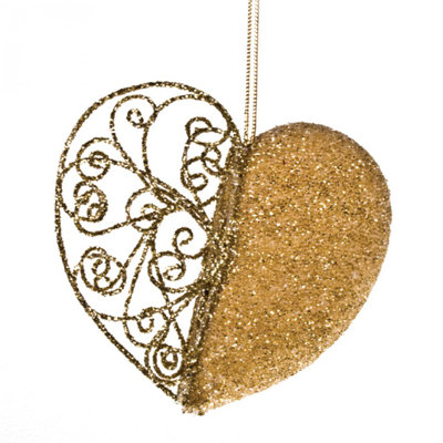 10cm Metal Holiday Shaped Ornament