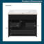 24-Inch Wall-Mounted Floating Bathroom Vanity With Ceramic Sink & Double Drawer, No-Faucet Included-1999262124