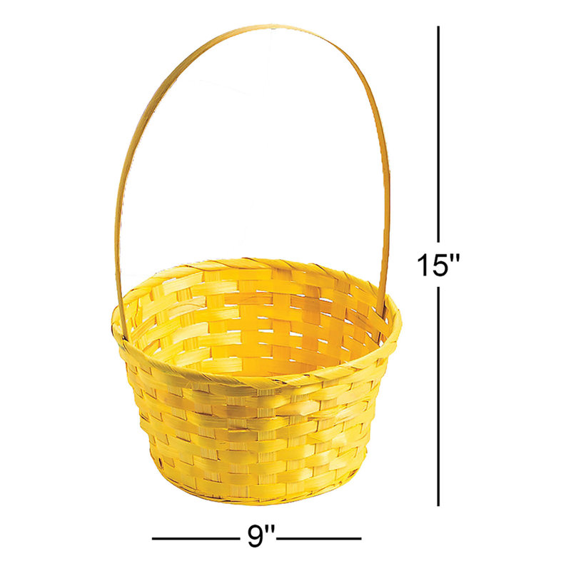 The Holiday Aisle® Bamboo Decorative Basket