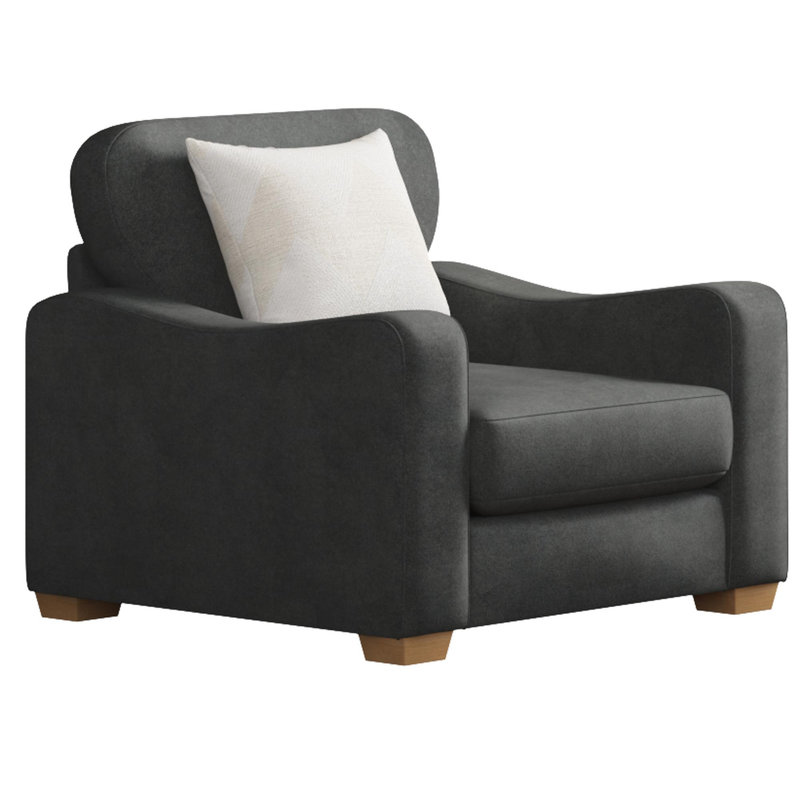 Upholstered Armchair, Sage