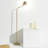 Regent 68 in. Industrial Modern LED Gold Floor Lamp with Height-Adjustable Gooseneck in Brass Finish