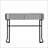 39" Mirrored Makeup Vanity Table with Stainless Steel Base, Mirrored Console Dressing Table with 2 Drawers,Versatile Desk for Bedroom and Office-116767153