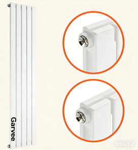 ZACOO 3100 BTU High Efficiency Radiator Space Heater, White