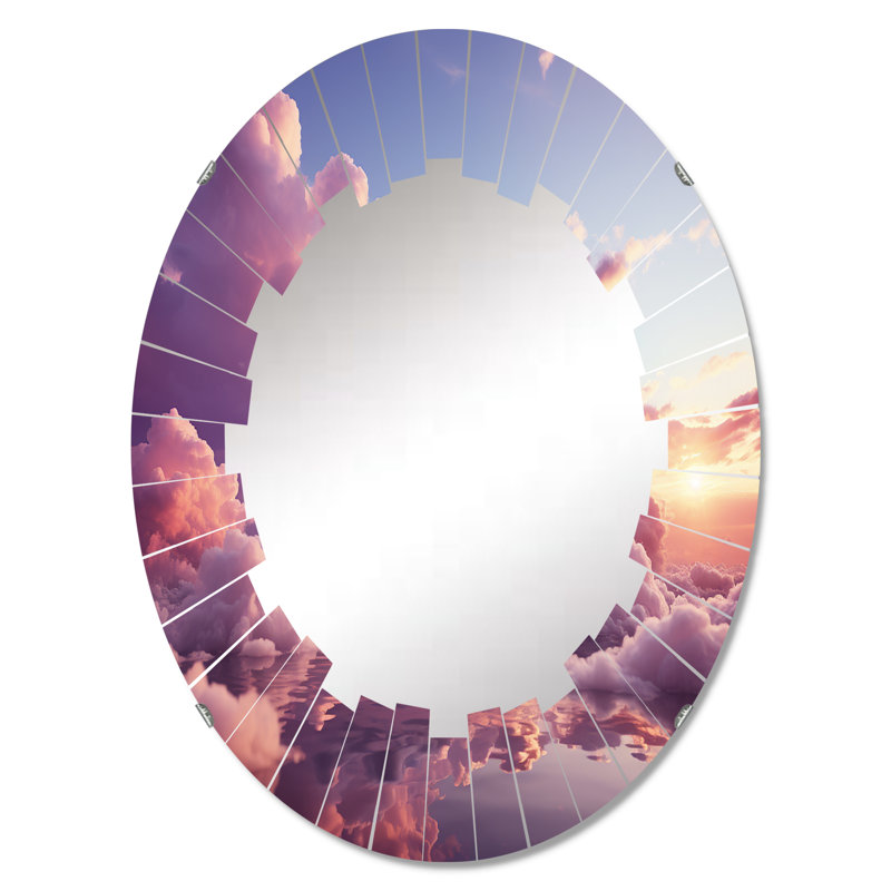 Sulser - Miroir mural paysager ovale, 30 po x 20 po