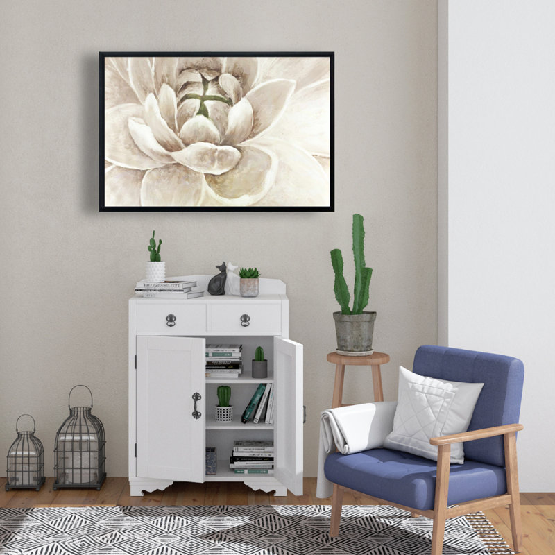 Reproduction délicate de chrysanthème sur toile