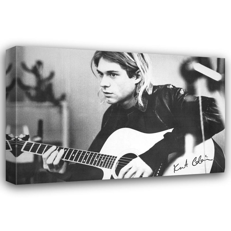 Kurt Cobain (Guitar), 27" H x 40" W