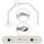 Judi Adjustable 0.81'' Bay Window Single Curtain Rod-552065304-633981813