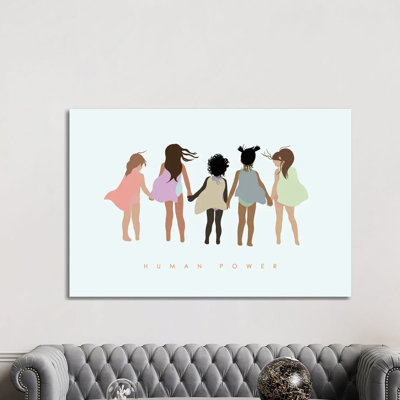 Human Power With Capes by Leah Straatsma - Print on Canvas