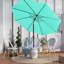 Parasol de marché d'extérieur 9 pi avec inclinaison et manivelle-1808866160
