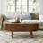 43.4'' Oval Coffee Table With Hidden Storage, Fluted Accent Center Table With Tambour Sliding Doors-479178908