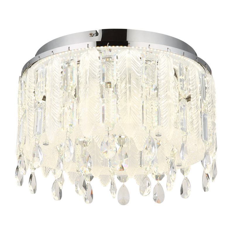 Frizzell LED Flush Mount, 26cm H x 38cm W x 38cm D