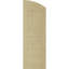 Timberthane deux panneaux plats égaux avec volets elliptiques en faux bois (par paire)-64374833-64374847-64374848