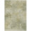 5' X 8' Sage And Beige Abstract Washable Indoor Outdoor Area Rug