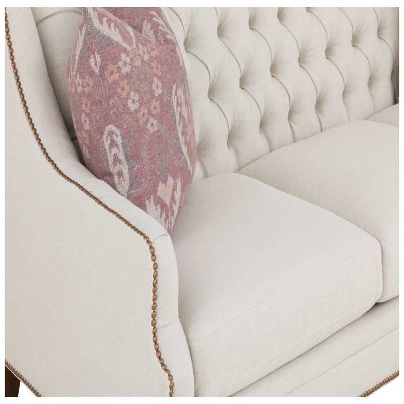 Sofa, Hazelnut, 1149 Olive, Small Brass