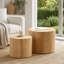 Ensemble de 2 tables basses rondes en bois Nesting-148540117-148540126-148540140