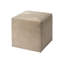 Pinstriped Square Ottoman
