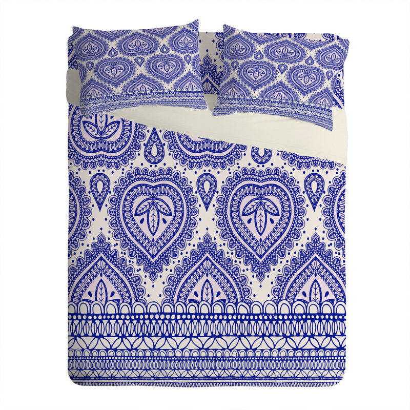 Decorative Pillowcase, King, Blue