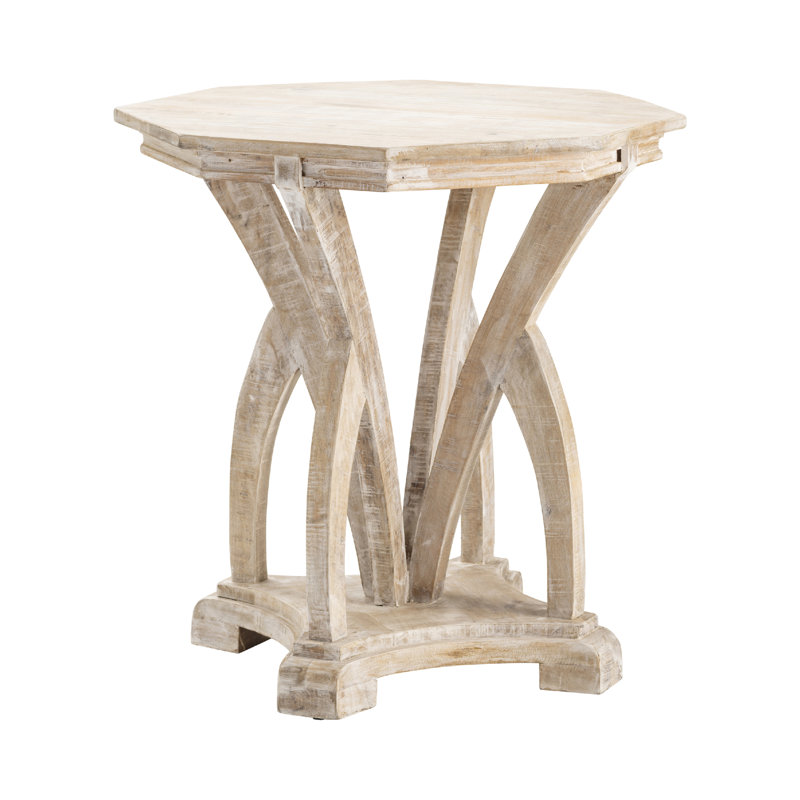 Deonte Solid Wood End Table