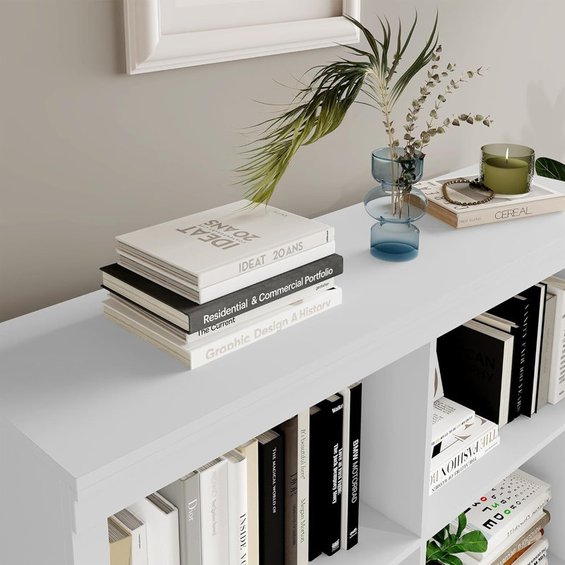 69.6cm H x 30cm W Standard Bookcase, White