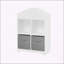 Versatile Kids' Bookcase with Storage and Collapsible Drawers for Playroom